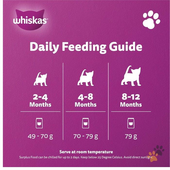 WHISKAS OCEAN FISH DRY KITTEN FOOD