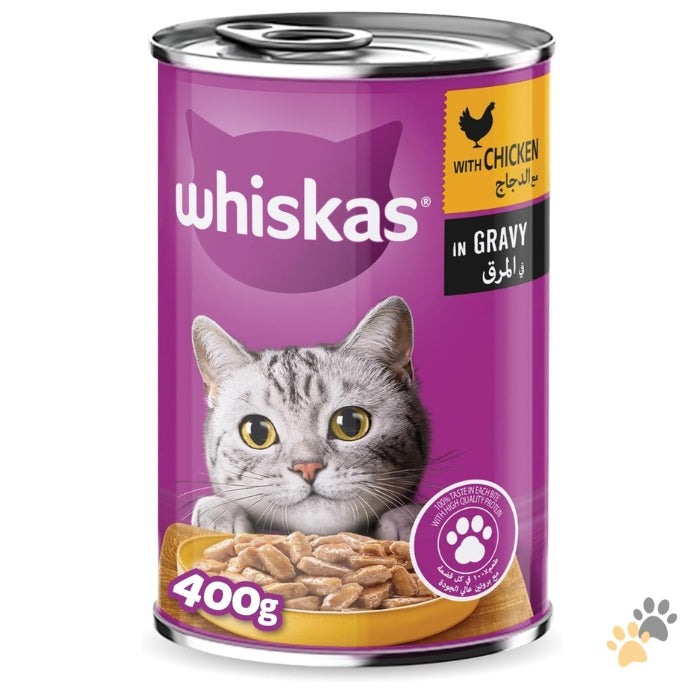 WHISKAS TASTY MINCE CHICKEN IN GRAVY CAT FOOD