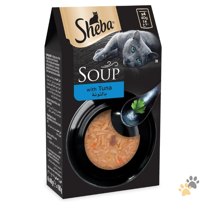 SHEBA ADULT CAT SOUP WITH TUNA