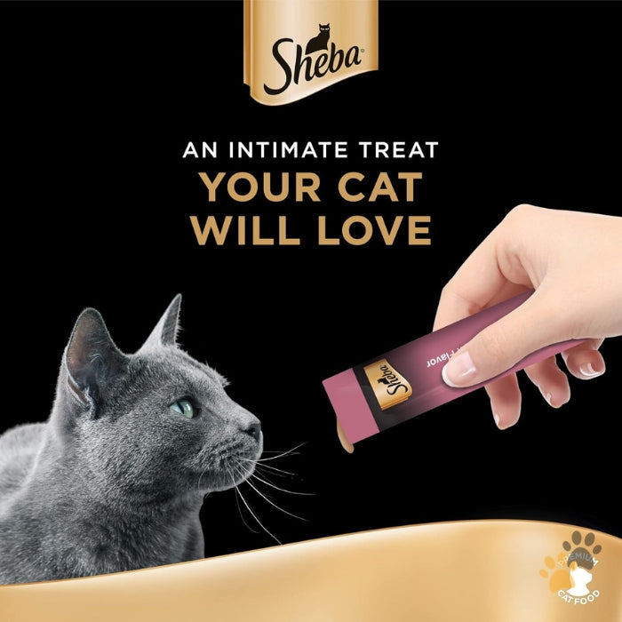 SHEBA MELTY TUNA & SALMON FLAVOR CAT WET CREAMY TREATS