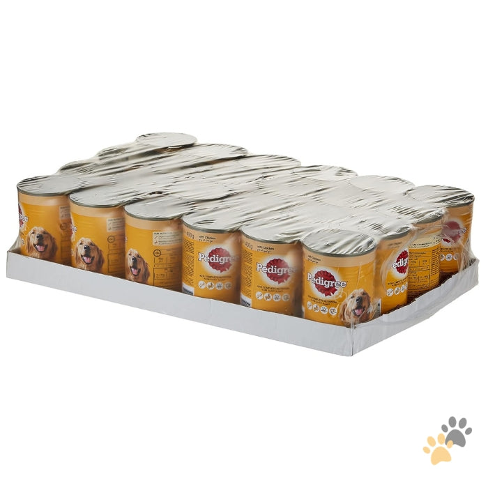 PEDIGREE CHICKEN IN LOAF WET DOG FOOD BOX