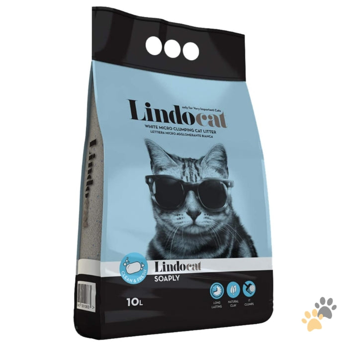 LINDOCAT WHITE BENTONITE SOAPLY SCENTED CAT LITTER