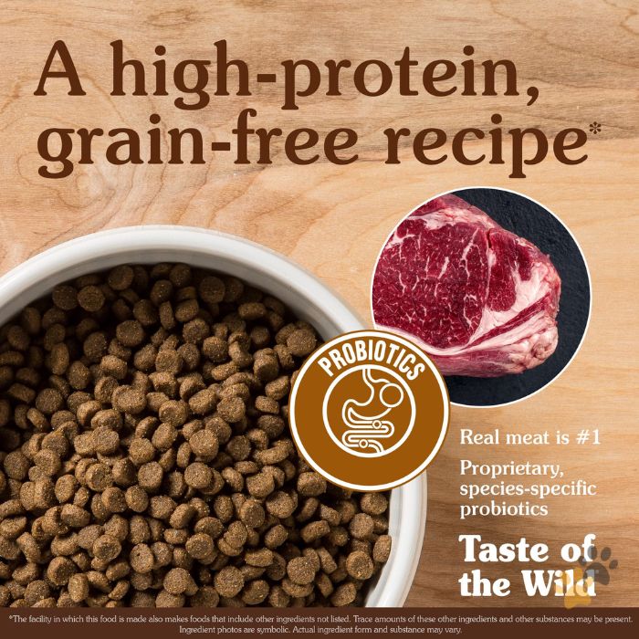TASTE OF THE WILD HIGH PRAIRIE PUPPY RECIPE WITH ROASTED BISON & ROASTED VENISON