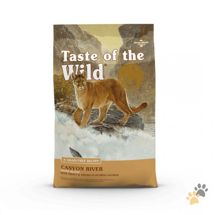 TASTE OF THE WILD CANYON RIVER FELINE RECIPE WITH TROUT & SMOKED SALMON DRY CAT FOOD