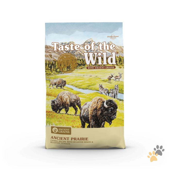 TASTE OF THE WILD ANCIENT PRAIRIE CANINE RECIPE WITH ROASTED BISON & ROASTED VENISON DRY DOG FOOD