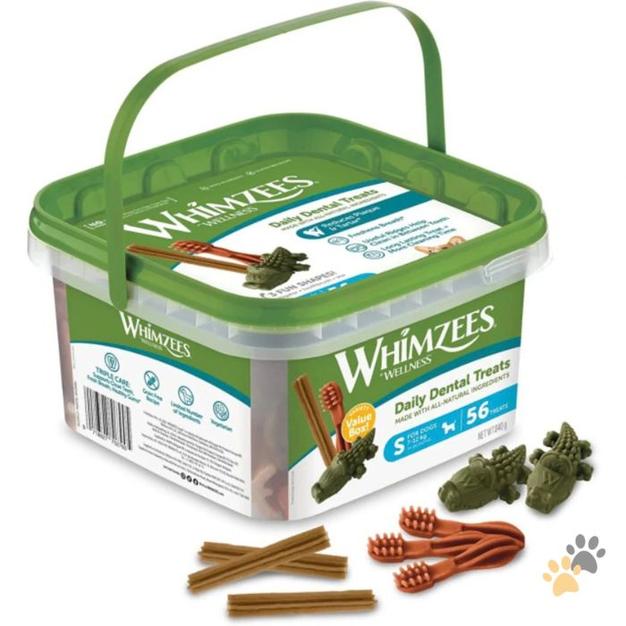 WHIMZEES DAILY DENTAL DOG TREATS VARIETY VALUE BOX