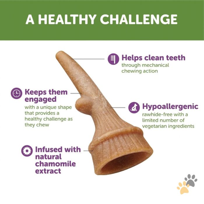 WHIMZEES OCCUPY ANTLER DENTAL DOG CHEWS