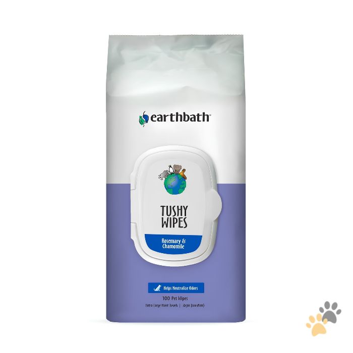 EARTHBATH TUSHY WIPES WITH ROSEMARY & CHAMOMILE