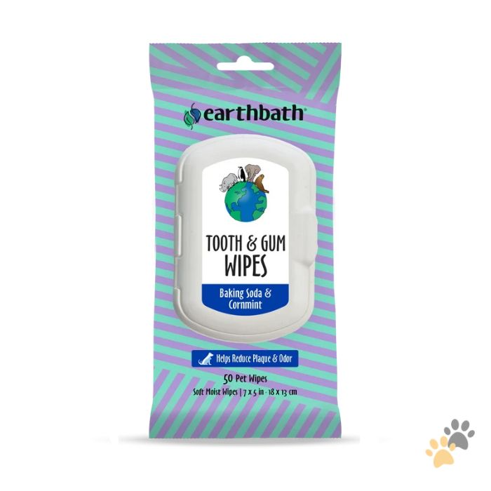 EARTHBATH TOOTH & GUM DENTAL WIPES