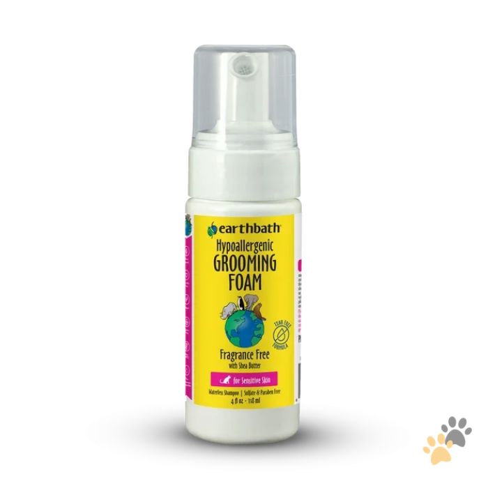 EARTHBATH HYPOALLERGENIC FRAGRANCE FREE GROOMING FOAM