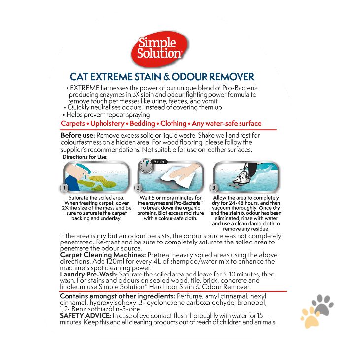 SIMPLE SOLUTION EXTREME STAIN & ODOUR REMOVER - CAT