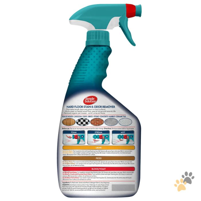 SIMPLE SOLUTION HARD FLOOR STAIN & ODOUR REMOVER