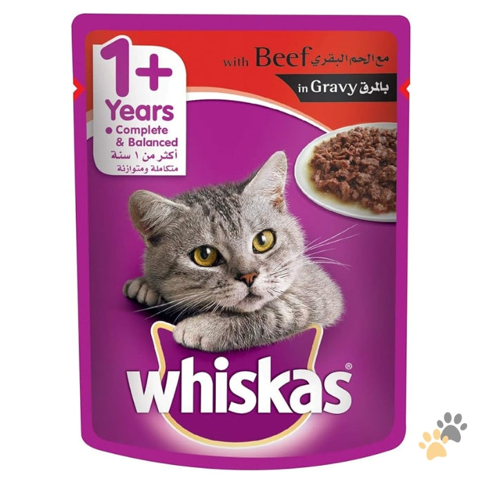 WHISKAS BEEF IN GRAVY