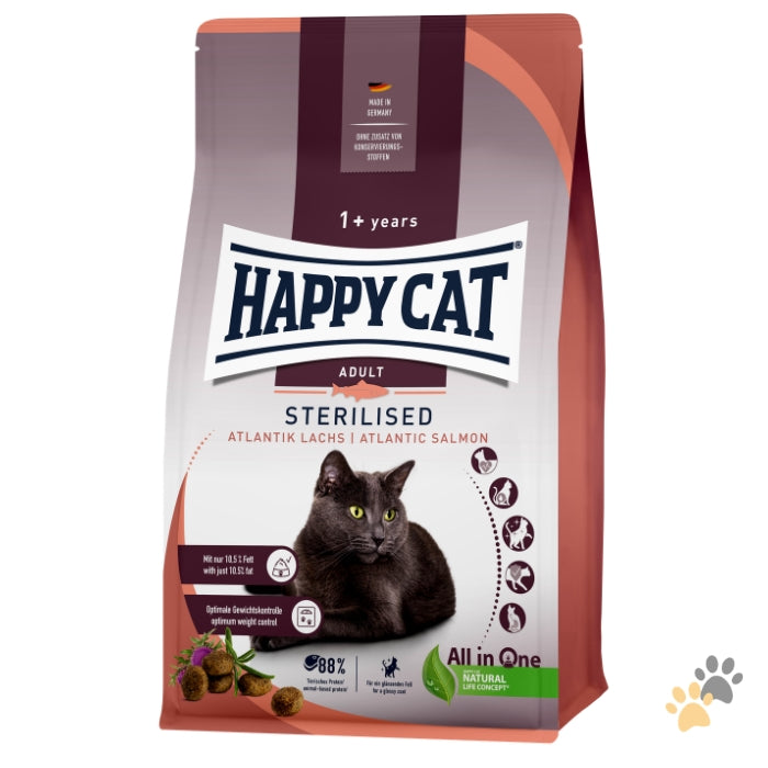 HAPPY CAT STERILISED ADULT ATLANTIC SALMON