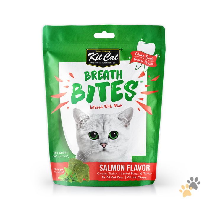 KIT CAT BREATH BITES DENTAL CAT TREATS – INFUSED WITH MINT