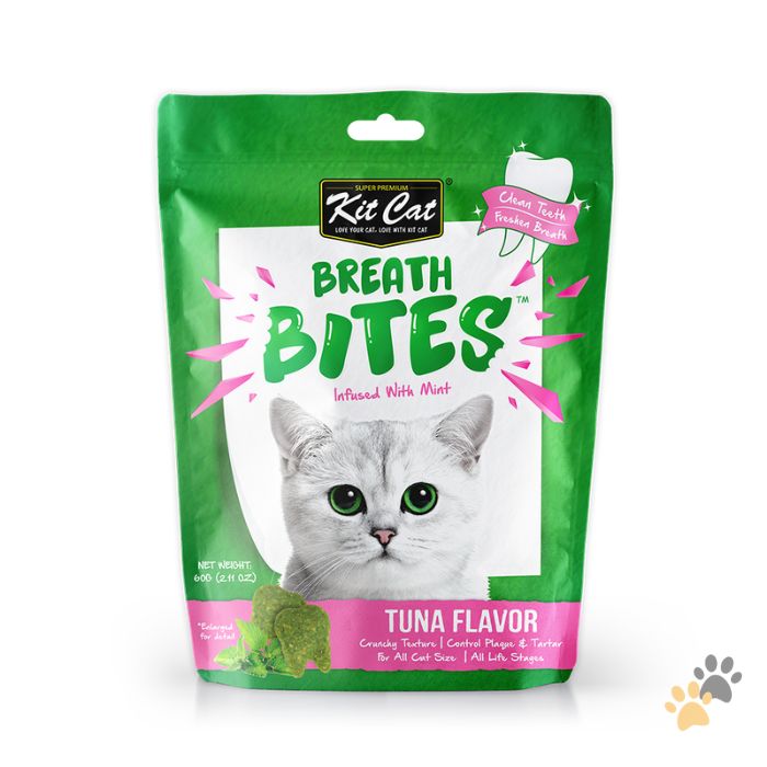 KIT CAT BREATH BITES DENTAL CAT TREATS – INFUSED WITH MINT