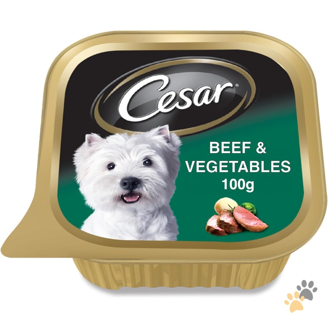 CESAR BEEF & VEGETABLES ADULT WET DOG FOOD