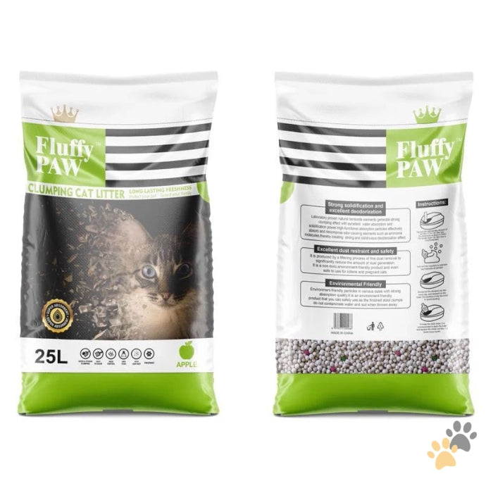 FLUFFY PAW BENTONITE CAT LITTER