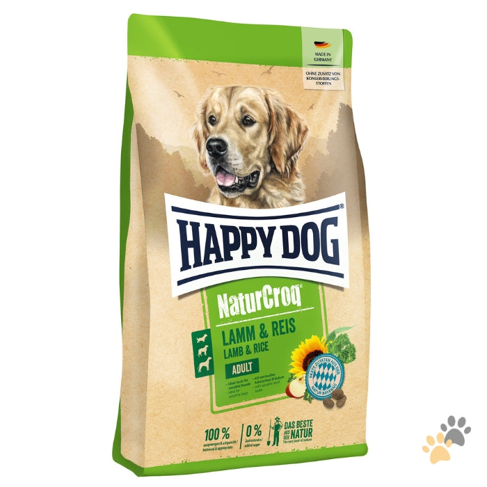 HAPPY DOG NATURCROQ LAMB & RICE