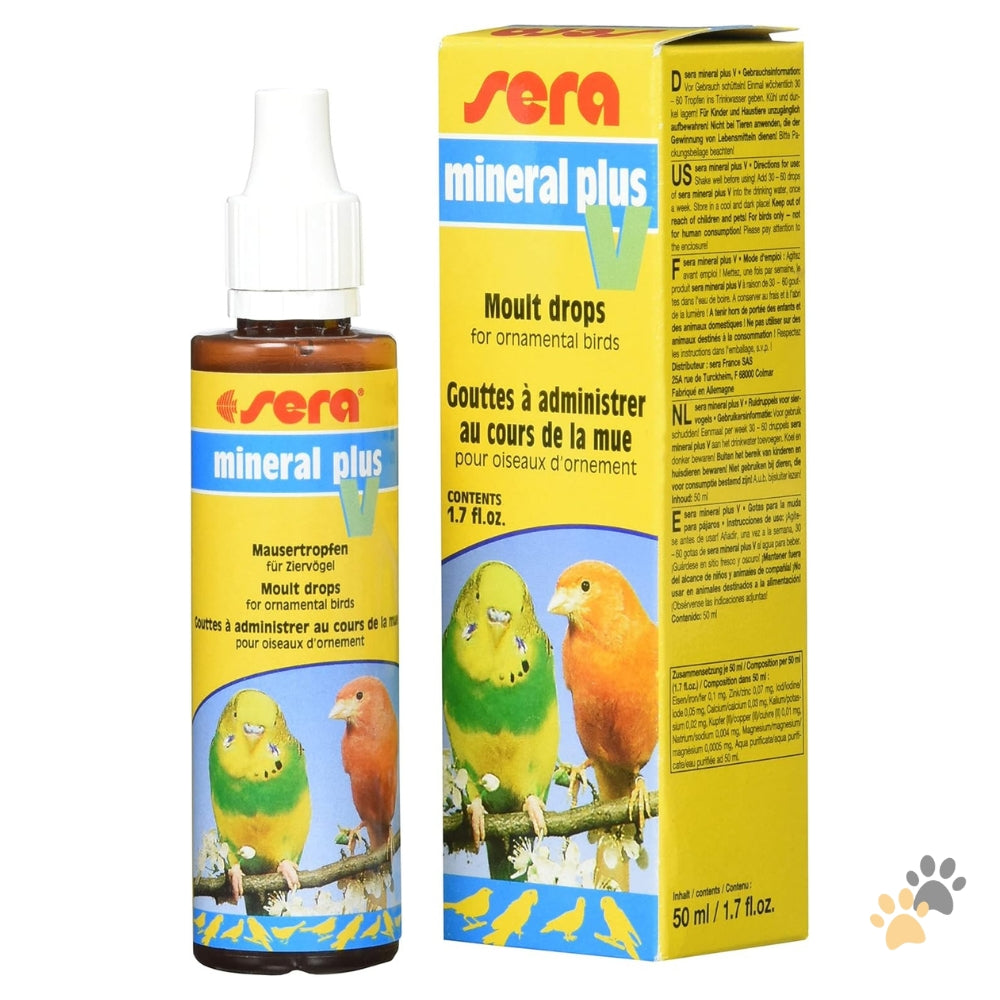 SERA MINERAL PLUS V FOR BIRDS