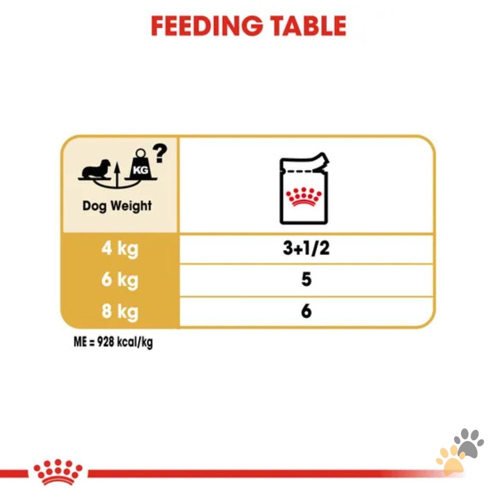 ROYAL CANIN DACHSHUND DOG WET FOOD - 85G
