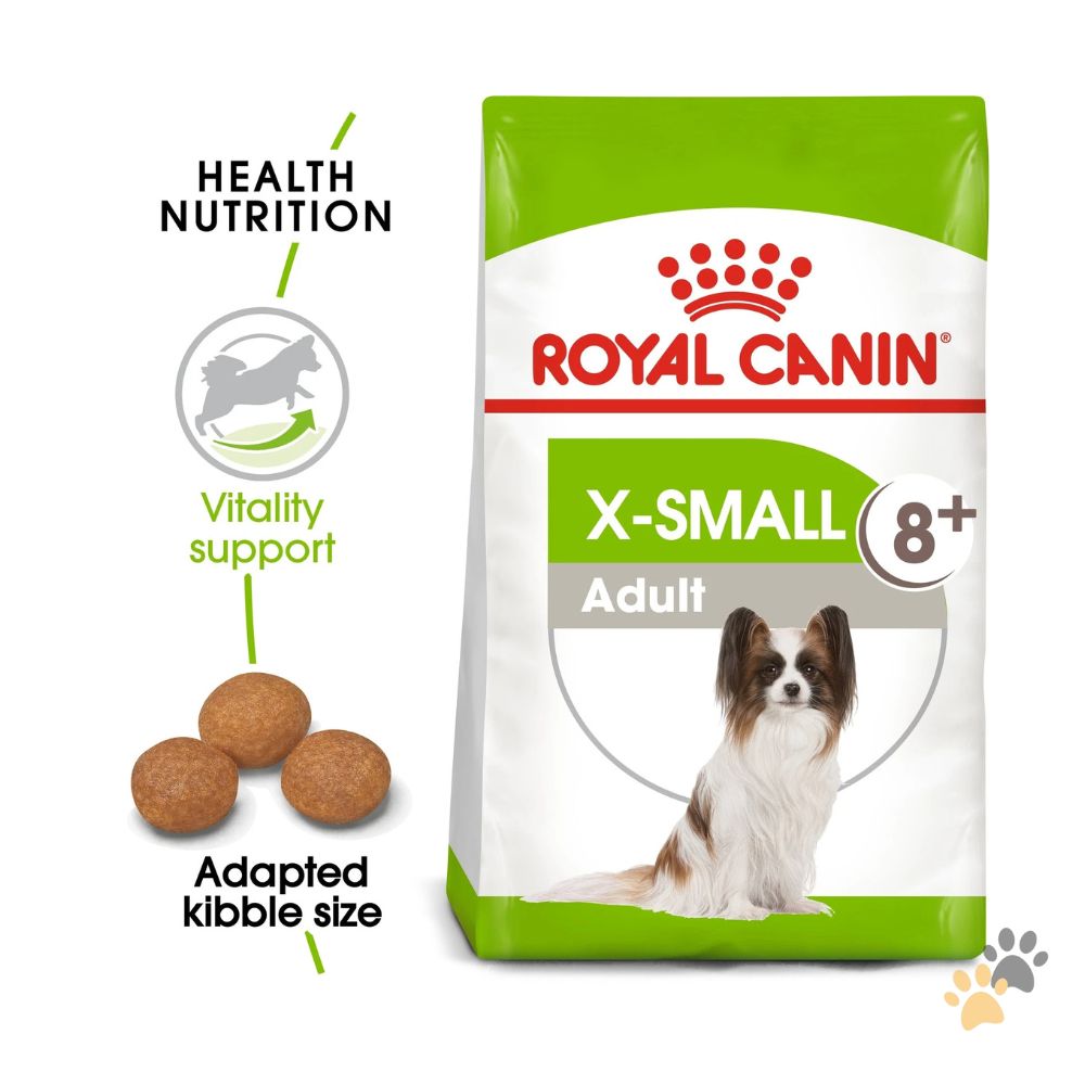 ROYAL CANIN XS ADULT 8+ DRY DOG FOOD