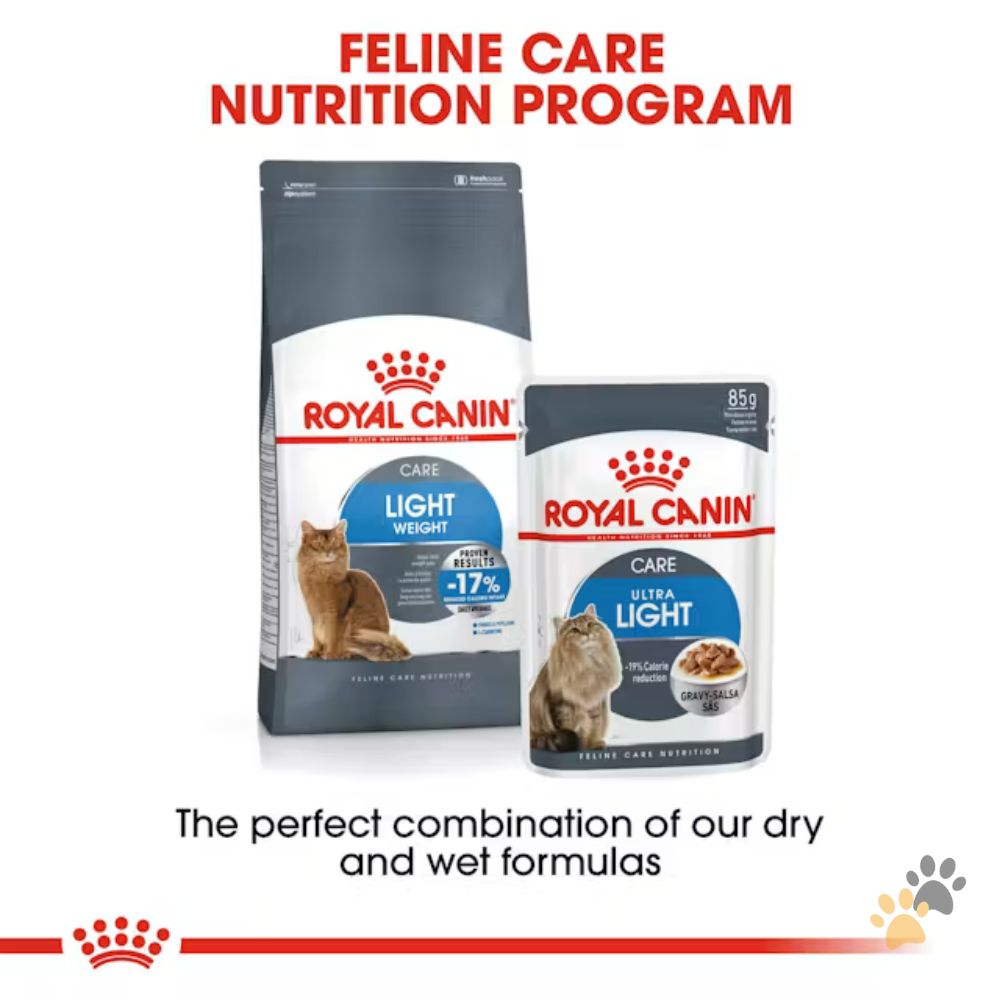 ROYAL CANIN ULTRA LIGHT GRAVY WET CAT FOOD