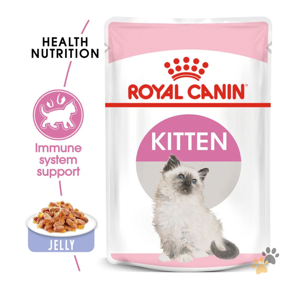 ROYAL CANIN KITTEN JELLY WET FOOD - 12 X 85G