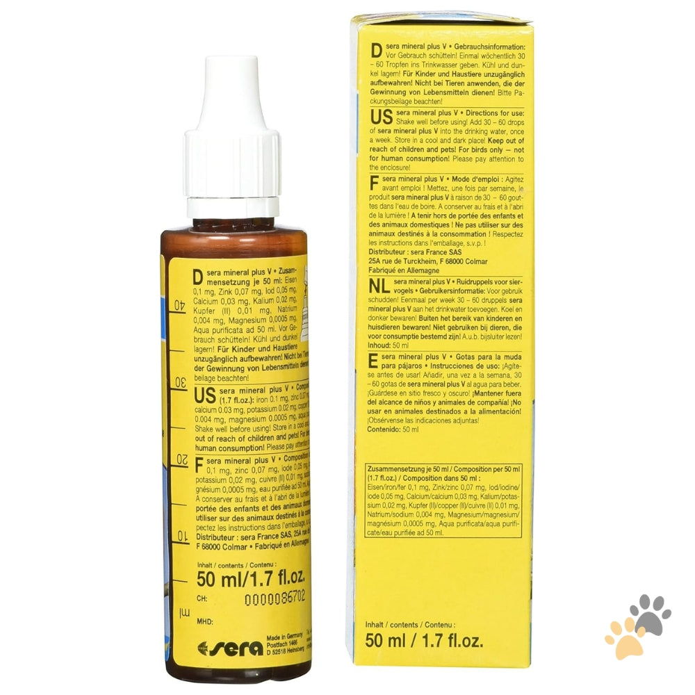 SERA MINERAL PLUS V FOR BIRDS