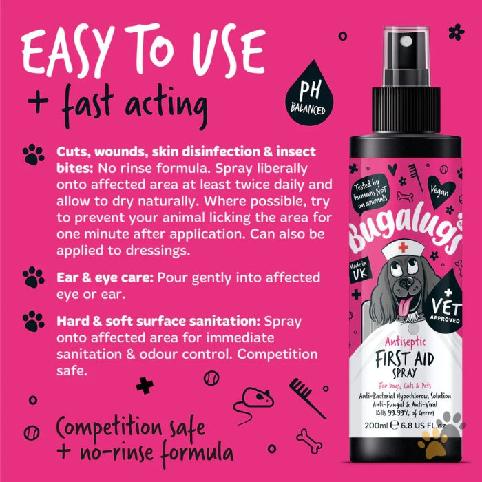 BUGALUGS ANTISEPTIC FIRST AID SPRAY