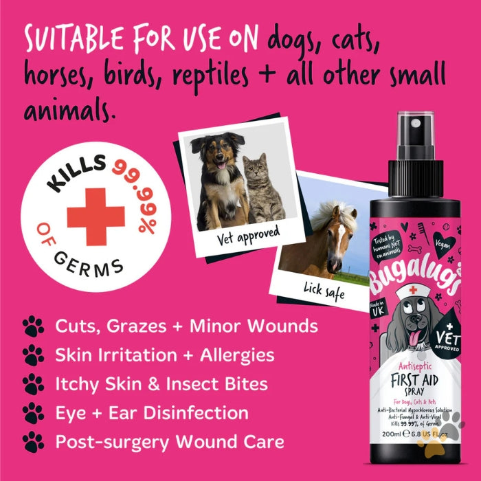 BUGALUGS ANTISEPTIC FIRST AID SPRAY