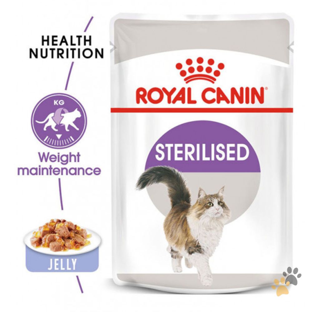 ROYAL CANIN FELINE HEALTH NUTRITION STERILISED CAT JELLY  WET FOOD