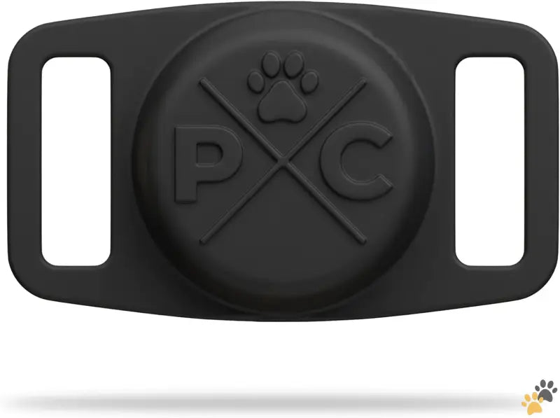 Pup Culture Airtag Dog Collar Holder - Black / 1 Pack - Airtag Dog Collar | Durable & Protective Dog Airtag Holder