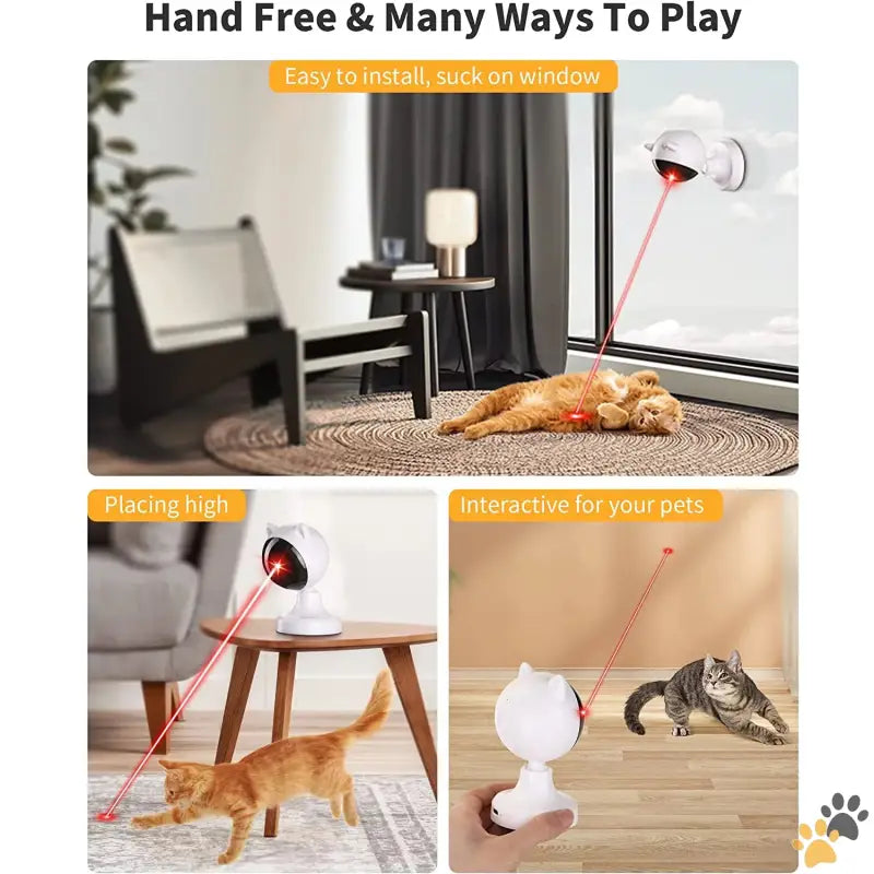 Cat Laser Toy - Automatic Cat Laser Toys Interactive Laser Cat Toys for Indoor Cats/kitty/dogs Cat Laser Toy Automatic