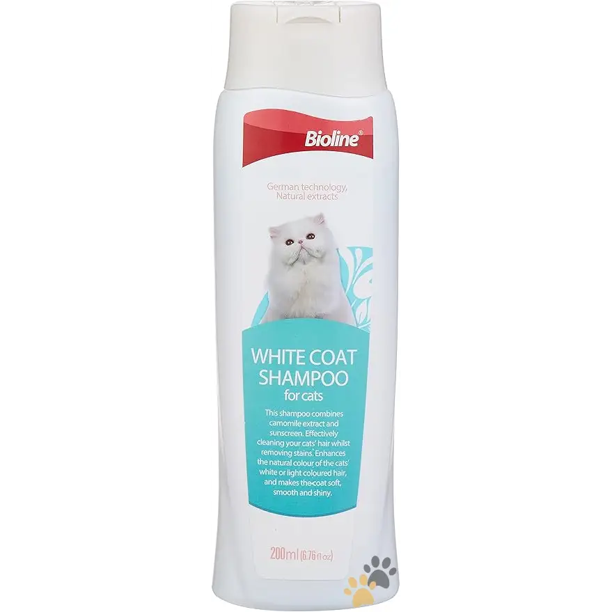 Bioline Pet Shampoo Collection for Cats & Dogs - Cats / White Coat Shampoo - Pet Grooming