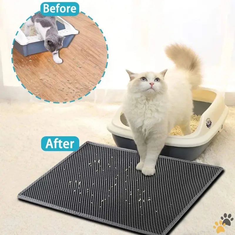 Newlight66 Cat Litter Trapping Mat - Cat Litter Trapping Mat Waterproof Kitty Litter Trapper Pad -16’’-20’’-