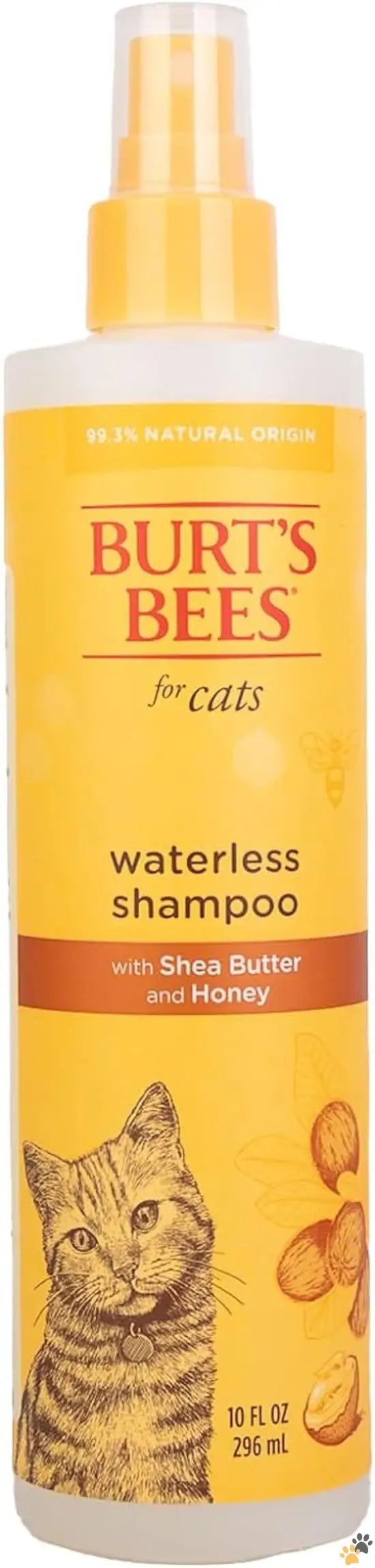 Waterless Cat Shampoo - 10 Fl Oz (pack of 1) - Cat Naturally Derived Waterless Shampoo with Shea Butter and Honey - Cat