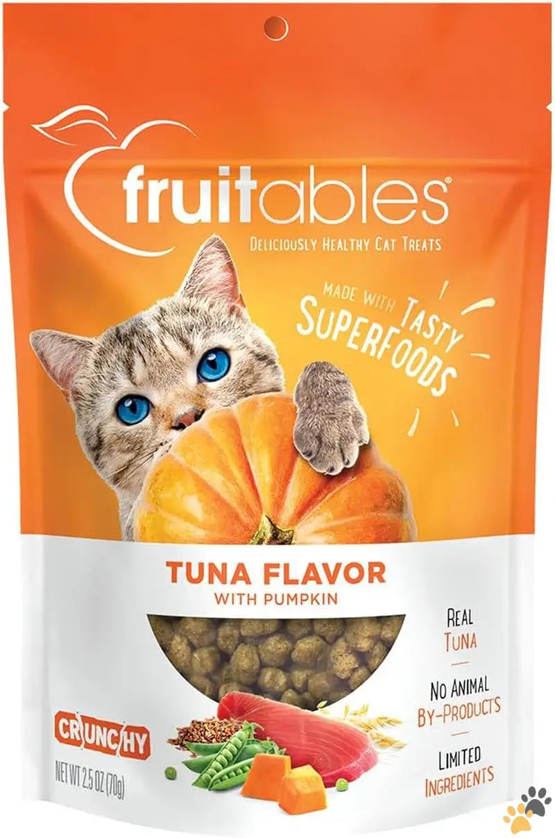 Tuna Pumpkin Cat Treats - Tuna Pumpkin / 2.5 Ounce (pack of 1) - Cat Treats – Crunchy Treats for Cats – Healthy Low