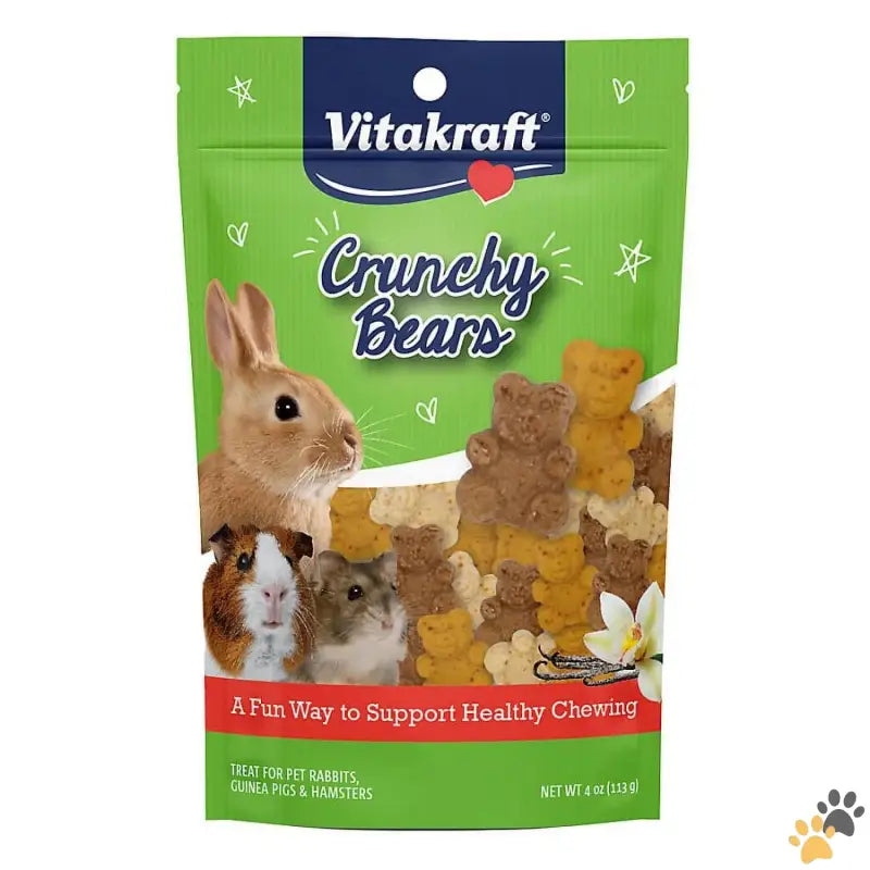 Vitakraft Crunchy Bears Small Animal Treats - Crunchy Bears Small Animal Treat 4 Oz