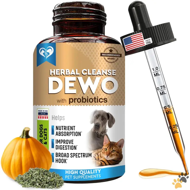 Natural Dewormer for Dogs & Cats - Dewormer for Dogs & Cats