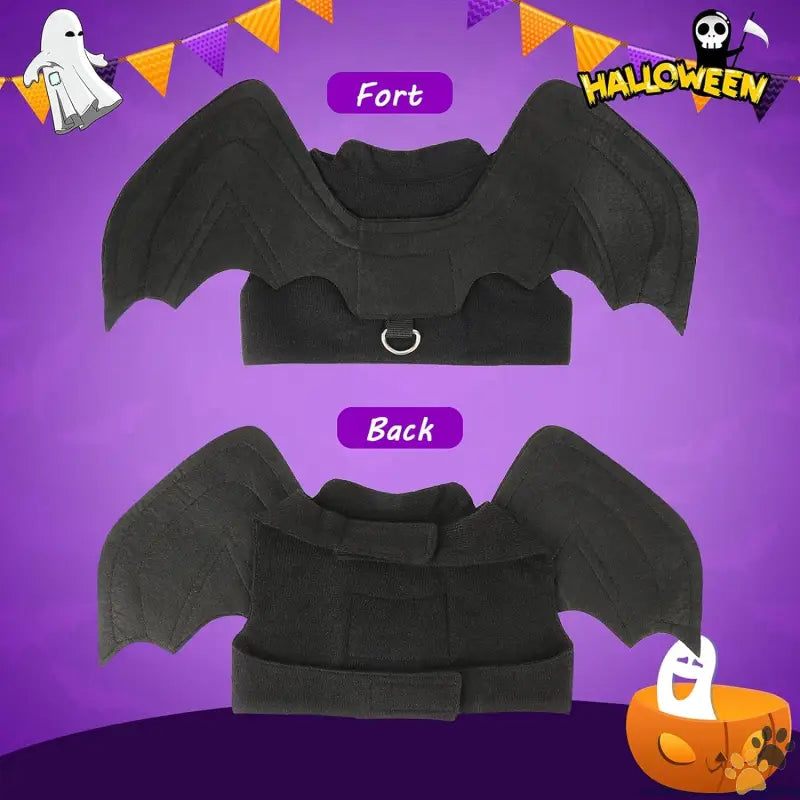 Halloween Cat Bat Wings Costume - Bat Wings / Medium - Dog Halloween Costume - Halloween Bat Wings Pet Costumes