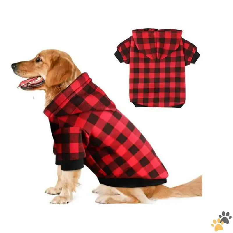 Dog Hoodie Sweatshirt Small Medium Dogs - m Plaid X1 - Dog Hoodie Sweatshirt Sweater for Extra Small Dogs Cat Puppy