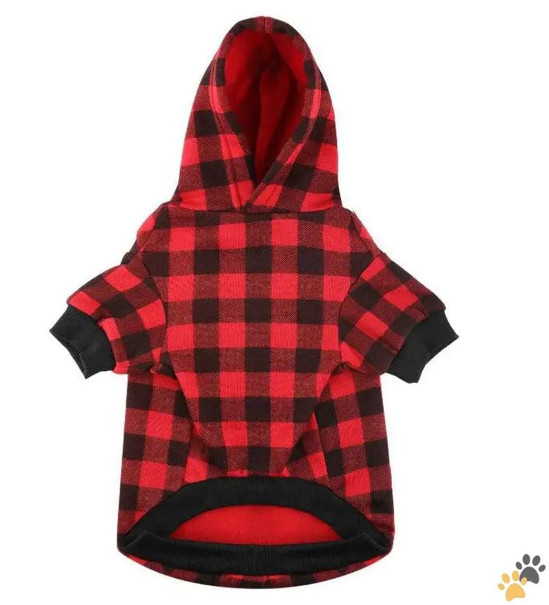 Dog Hoodie Sweatshirt Small Medium Dogs - m Plaid X1 - Dog Hoodie Sweatshirt Sweater for Extra Small Dogs Cat Puppy