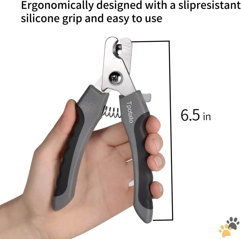 Dog Nail Clippers Stainless Steel - Dog Nail Clippers,dog Nail Trimmers for Large Breed Dog with Quick Sensor,safari