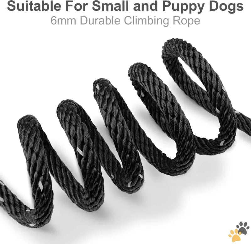 Long Dog Training Rope - Black / 30 Ft(pack of 1) - Long Dog Training Leash 30 Ft Tie out Rope Check Cord Dogs Leashes