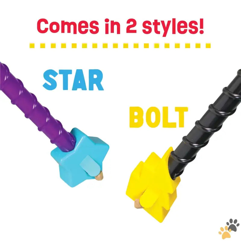 Magic Wand Treat Dispenser Dog Toy - Magic Wand Treat Dispenser: Star - Playful Dog Toy and Puppy Toy Multi-color.