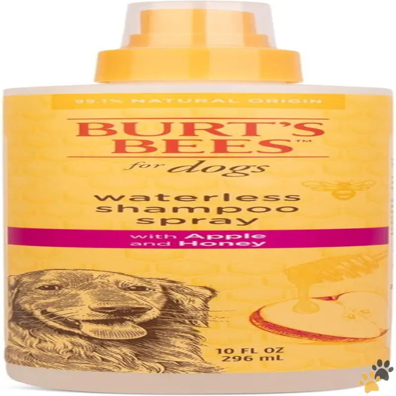 Burt’s Bees Dog Shampoo Spray - 10 Fl Oz (pack of 1) - Naturally Derived Waterless Shampoo Spray with Apple and Honey