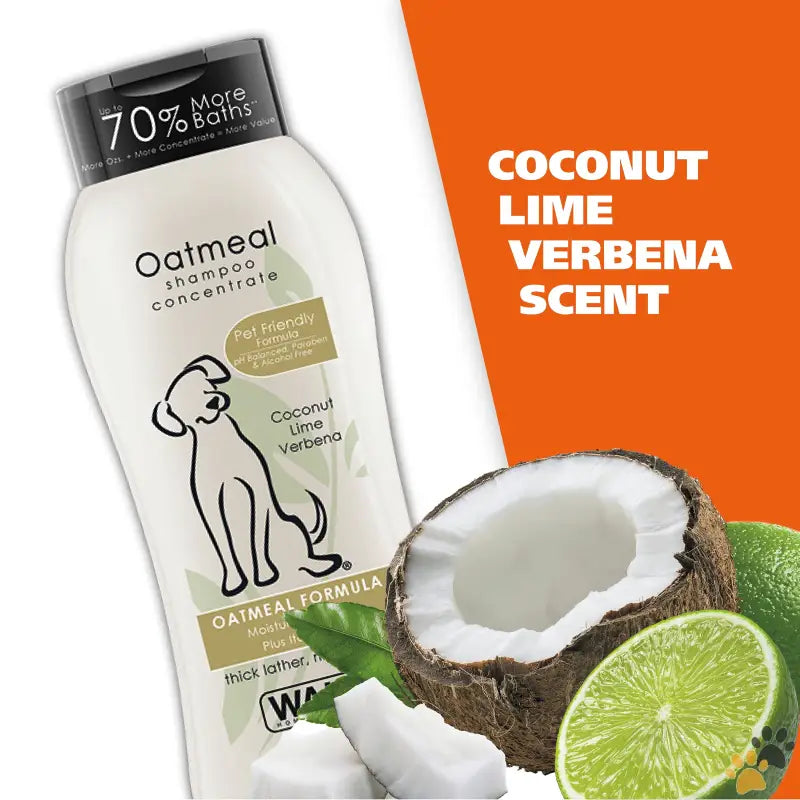 Wahl Oatmeal Dog Shampoo - Oatmeal Dog Shampoo Concentrate Coconut Lim Verbena - Model 820004a