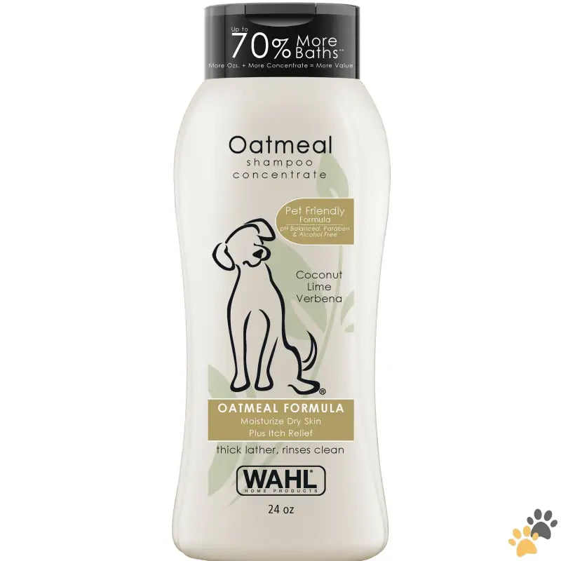 Wahl Oatmeal Dog Shampoo - Oatmeal Dog Shampoo Concentrate Coconut Lim Verbena - Model 820004a