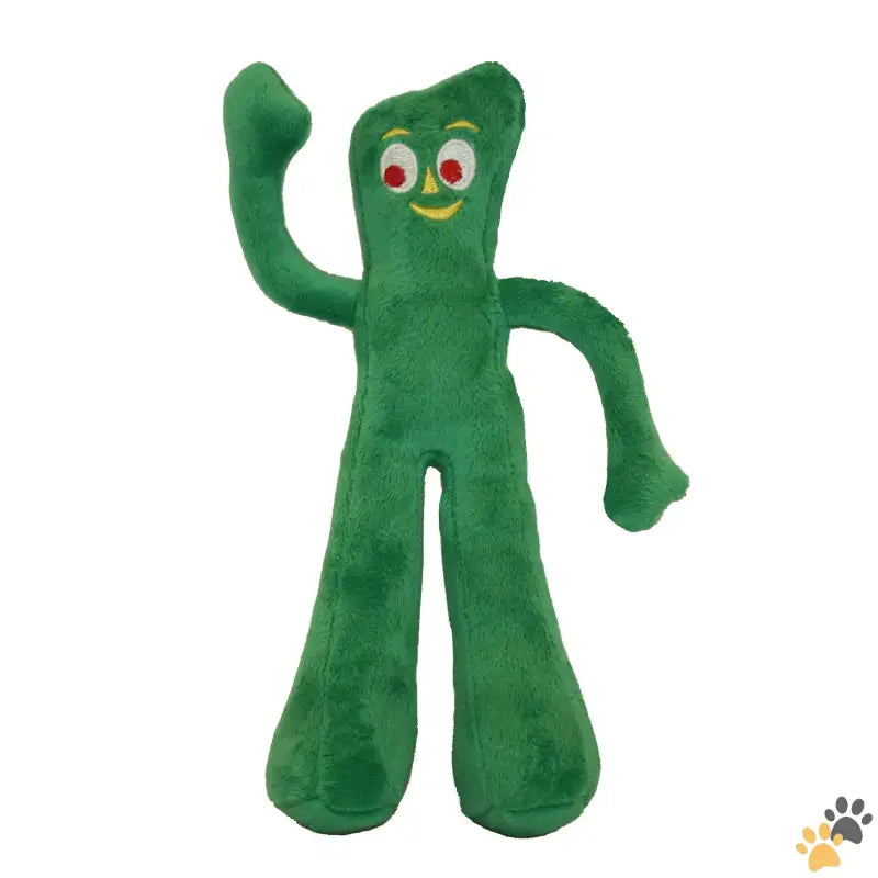 Gumby Plush Dog Toy - Original Gumby Plush Dog Toy 9’’ Squeak Green.